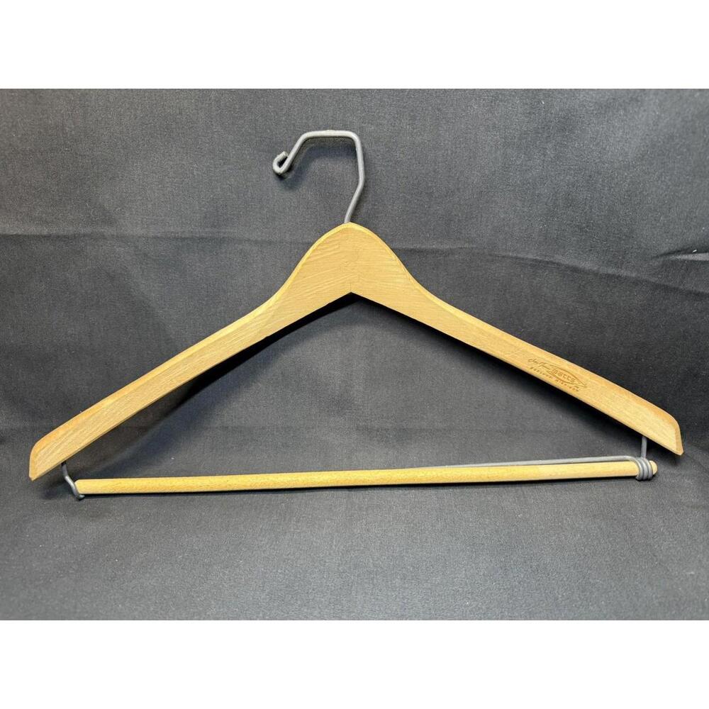 Vintage‎ John Thomas Batts Wood Suit Hanger Redland Michigan